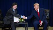 Javier Milei viajó a Estados Unidos y se reúne con Donald Trump en la Casa Blanca
