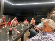 Los Chirapas disfrutaron de otro lunes de camaradería con los turneros Soria y Paz