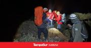 Gendarmería rescata a un hombre herido en el sendero “Laguna Esmeralda”