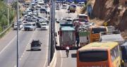 Falta de combustibles genera molestia, bloqueos esporádicos y caos en el tráfico