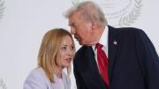 El piropo de Donald Trump para Giorgia Meloni: “Es muy bonita”