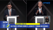 Sectores sociales valoran el debate presidencial y destacan el voto informado