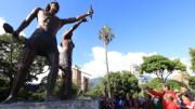 Polémica por estatuas que Maduro inauguró el domingo: venezolanos las asocian con brujería