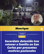 Cojedes: Detienen a sacerdote tras mantener como rehenes a familia por presuntos motivos pasionales