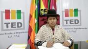 TED La Paz preocupado por camionetas con maletas electorales y falta de combustible