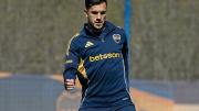 Paredes no perdió el tiempo: volvió y se entrenó con Boca 
