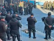 Despliegue policial asegura seguridad durante el debate presidencial en La Paz