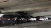 Derrumbe en Nueva York: estacionamiento colapsa y aplasta varios autos en este condado