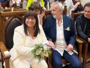 A los 73 años, David Lebón celebró su boda con Patricia Oviedo