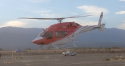 Un iglesiano se descompensó y debieron implementar un importante operativo y el uso del helicóptero de la provincia