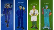 Homenaje artístico y de fe: el mural de José Gregorio Hernández que une a esta comunidad de Florida