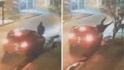 Así actúa la banda al auto rojo en Laferrere: atropellan, pegan y roban