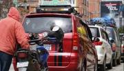 Escasez de combustible en Bolivia