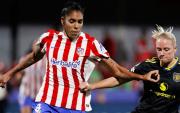 Gabriela García jugó en la derrota del Atlético de Madrid en la Champions