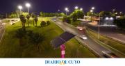 Avenida Circunvalación, iluminada de rosa para promover la lucha contra el cáncer de mama