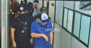 Bajo fuerte resguardo policial, trasladan a Marcelo Mosqueira al Palacio de Justicia de Santa Cruz