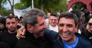 Un 17 de octubre pre elecciones en Rawson con abrazos imprevistos y la vuelta de la marcha peronista