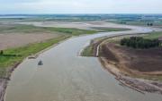 Para calmar las aguas, el Gobierno Nacional prometió retomar el dragado del Río Salado