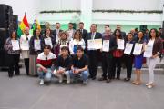 Legislativo reconoce a personalidades e instituciones en vísperas del 477 aniversario de La Paz