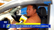 Choferes reportan alivio por normalización del suministro de combustibles