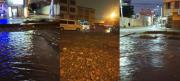 Intensa lluvia en La Paz y fuerte granizada en El Alto y Oruro dejan calles inundadas