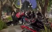 Nueva pelea entre trapitos, repartidores y los Hells Angels alteró la noche en La Plata