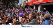 Javier Milei desató el grito antikirchnerista en Santiago del Estero