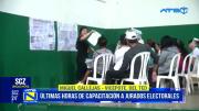 TED Santa Cruz realiza última jornada de capacitación para jurados electorales
