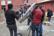 Instalan antenas satelitales a zonas sin Internet para garantizar resultados del Sirepre