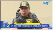 Policía reporta más de 160 infractores al auto de buen gobierno en La Paz