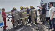 Choque frontal en la Ruta 151: la situación de los heridos, uno de ellos “muy grave”