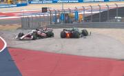 GP DE LOS ESTADOS UNIDOS: el video del choque entre Stroll y Ocon