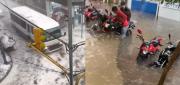INTENSA GRANIZADA INUNDA CALLES EN LA CIUDAD DE TARIJA
