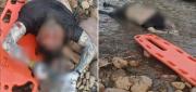 FELCC INVESTIGA HALLAZGO DE HOMBRE CON LAS MANOS ENCADENADAS EN EL RÍO CHIMORÉ, COCHABAMBA