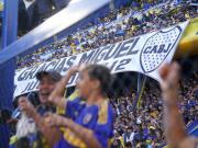 Boca le dedicó un sentido homenaje a Russo en la Bombonera: bandera de Riquelme, emotivo video y Úbeda junto a Paredes con una camiseta al cielo