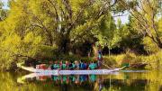 Una travesía única: en un bote dragón, navegan por el río Limay para entender por qué hay que cuidarlo