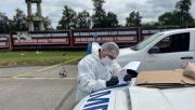 Investigan la muerte de un hombre a metros del predio de Banco Provincia