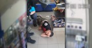 Tiroteo entre Hells Angels y Tehuelches: así se desplomó uno de los heridos en una estación de servicios