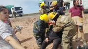El desgarrador relato de un testigo del grave accidente en la Ruta 151