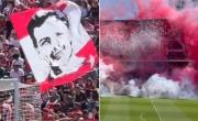 El color del clásico: los hinchas, el recibimiento y el homenaje a Russo con banderas y camiseta especial