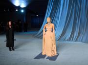 Kim Kardashian sorprende con su look en la gala del Museo de la Academia