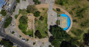 Video: la reconstrucción de San Juan en una plaza llena de vida social