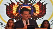 Paz, en su primer discurso como Presidente: ‘A las familias, la Patria y a Dios: gracias’