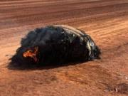 Un objeto en llamas cayó del espacio en el desierto de Australia