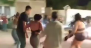 Batalla campal en las afueras de una famosa zona de boliches de San Juan: los videos