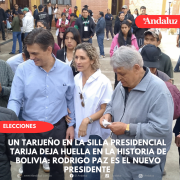Tarija deja huella en la historia de Bolivia: Rodrigo Paz es el nuevo presidente