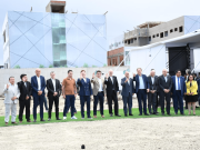Gianni Infantino y Rodrigo Paz coincidieron en la inauguración de la ‘Casa de la Verde’