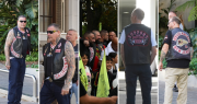 El curioso paso de los Hells Angels por La Plata: de posar con la UOCRA a pelear con trapitos y salir a bailar