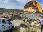 Búsqueda en Chubut: muestran el terreno donde desaparecieron dos jubilados