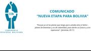 Conferencia Episcopal Boliviana llama a la unidad y respeto tras la segunda vuelta electoral